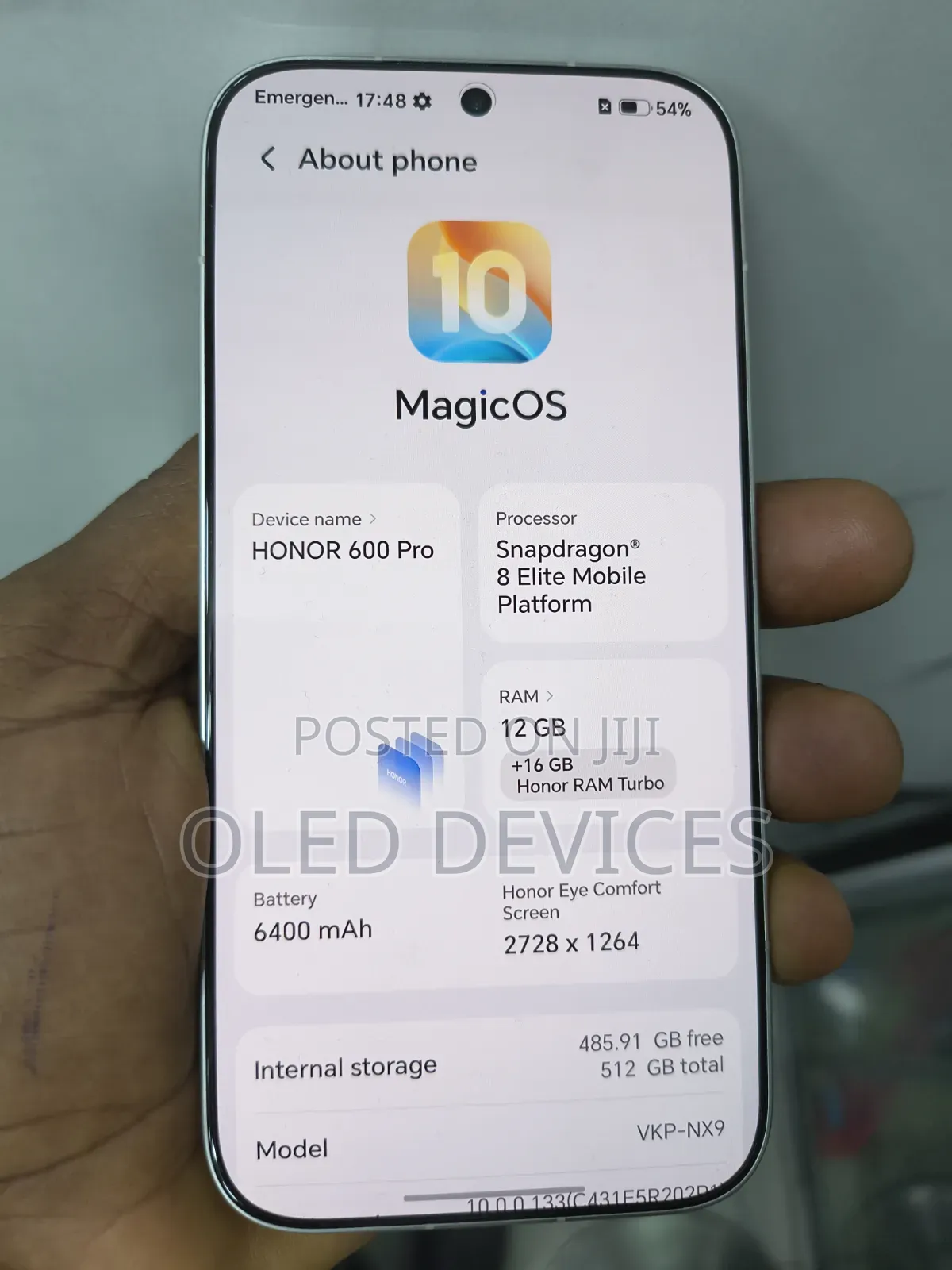 Honor 600 Pro 512 GB Silver