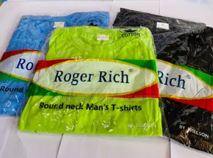 Roger Rich Round-Neck T-Shirts | Quality Tees, M–XXL