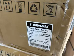 Firman 16KWh Lithium Ion Battery Power Pack Ten Wall