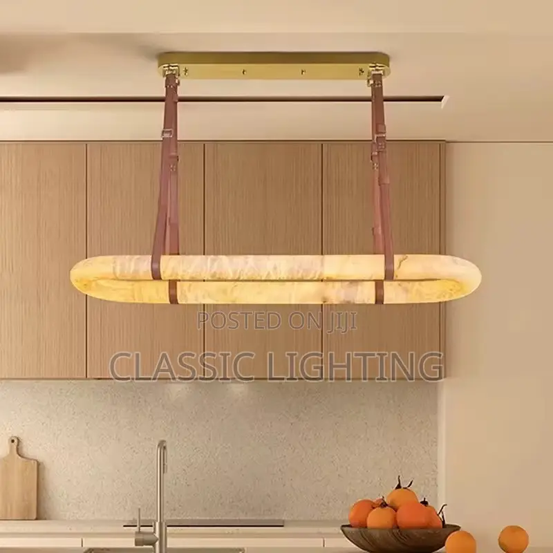 2026 New Marble Pendant Light - Oval Chandelier Light