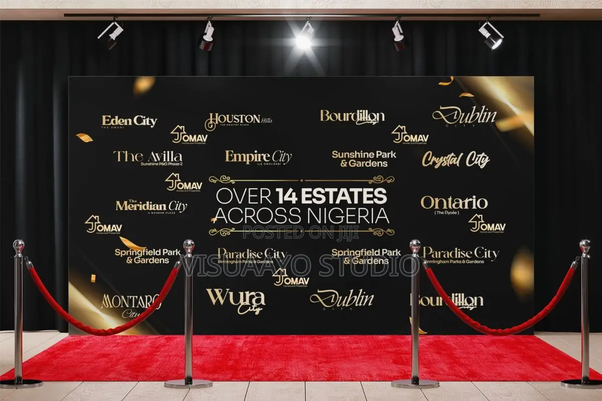 Banner Backdrop Printing in Nigeria | Custom Event & Branded Backdrops
