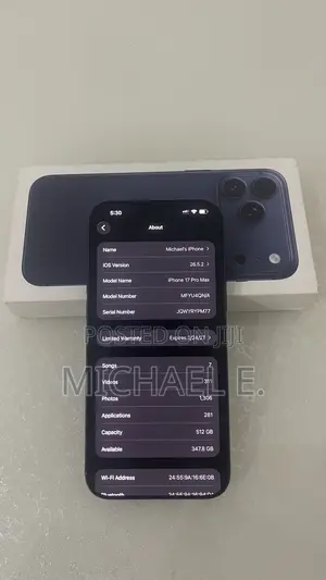 Apple iPhone 17 Pro Max 512 GB Blue