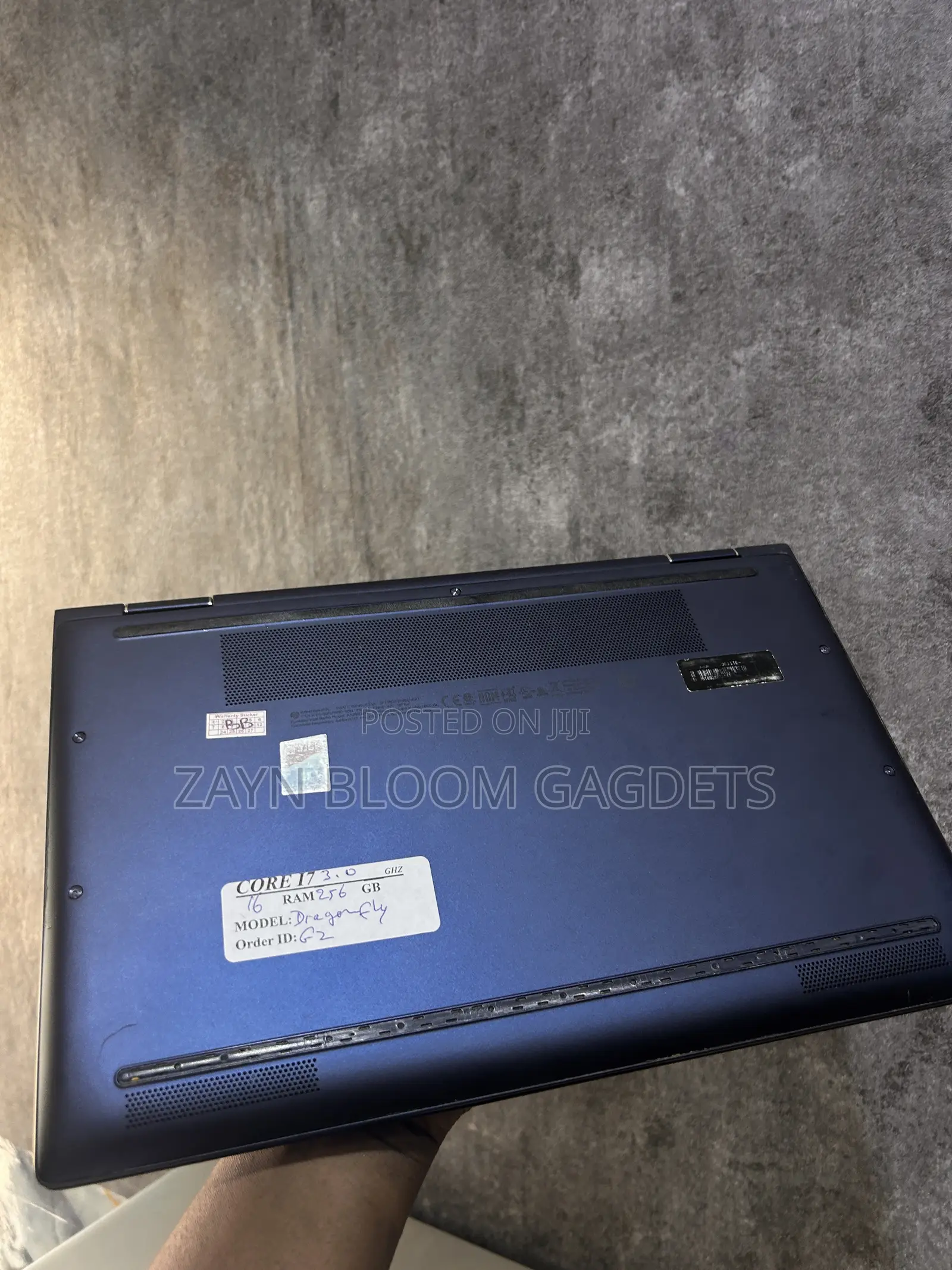 Laptop HP Dragonfly G2 16GB Intel Core i7 SSD 256GB