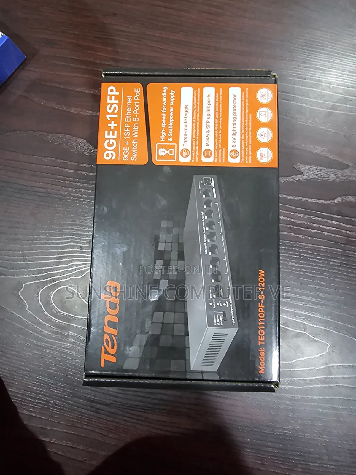 Tenda 8 Port Gigabit POE Switch