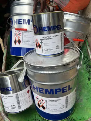 Hempel Epoxy Floor Paint (Part A) and Hempel’s Curing Agent (Part B