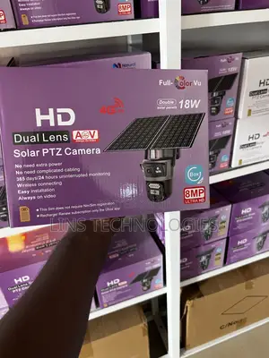 Ubox Dual Lens (Dual Panel AOV) Solar Camera