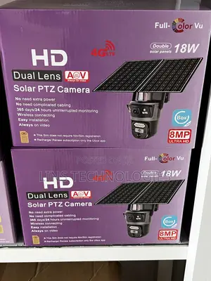 Ubox Dual Lens (Dual Panel AOV) Solar Camera