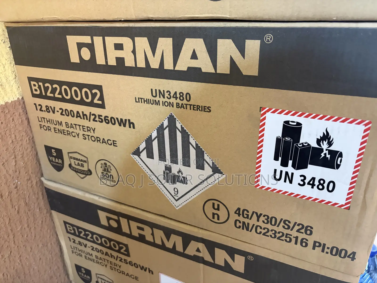 Felicity 2.5KWh Lithium Ion Battery 12v