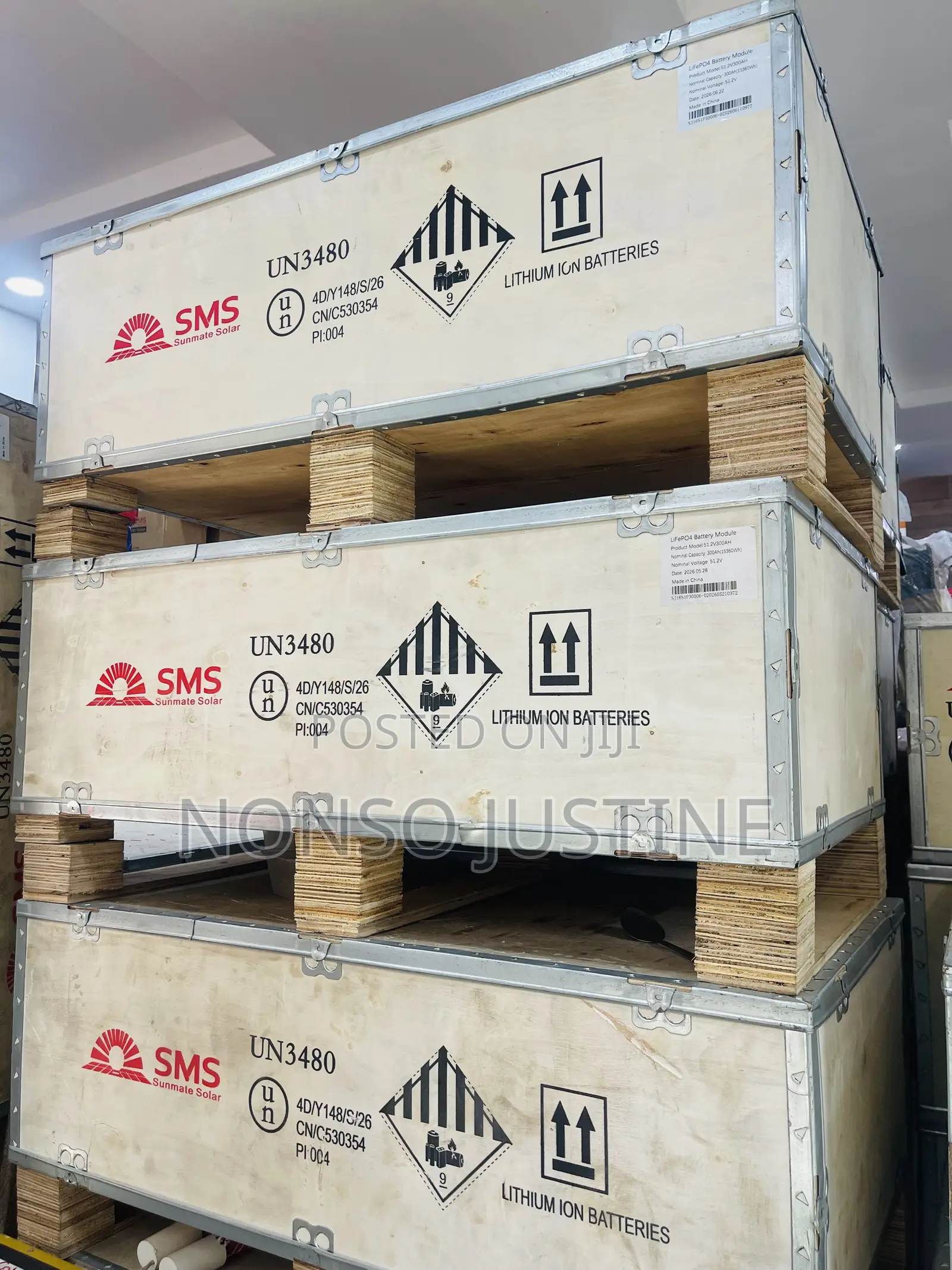 15kwh 51.2v SMS Solar Lithium Batteries Is Available