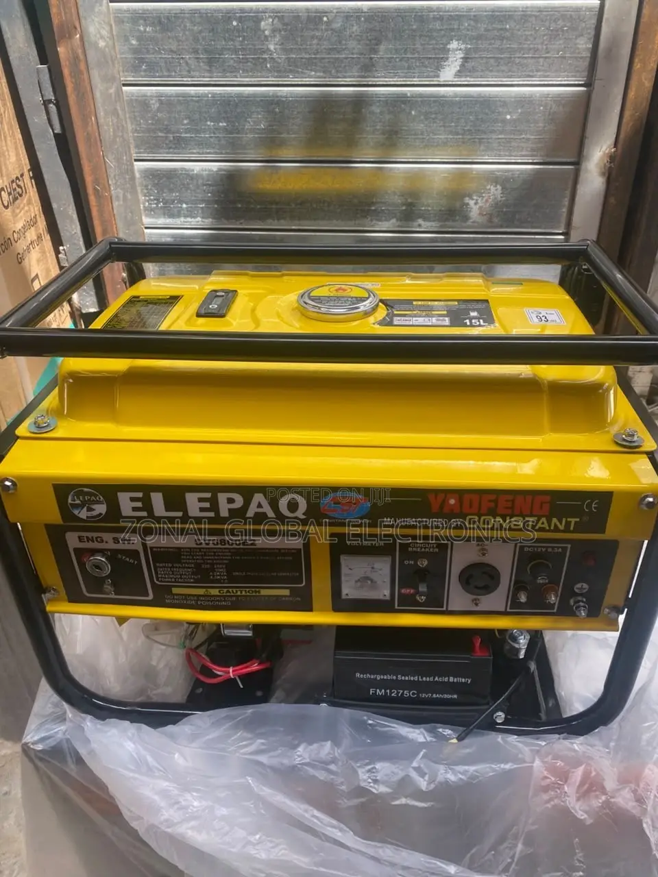Elepaq Constant Generator 4.5kva Key Start