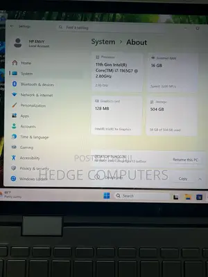 Laptop HP Envy 13 16GB Intel Core i7 SSD 512GB