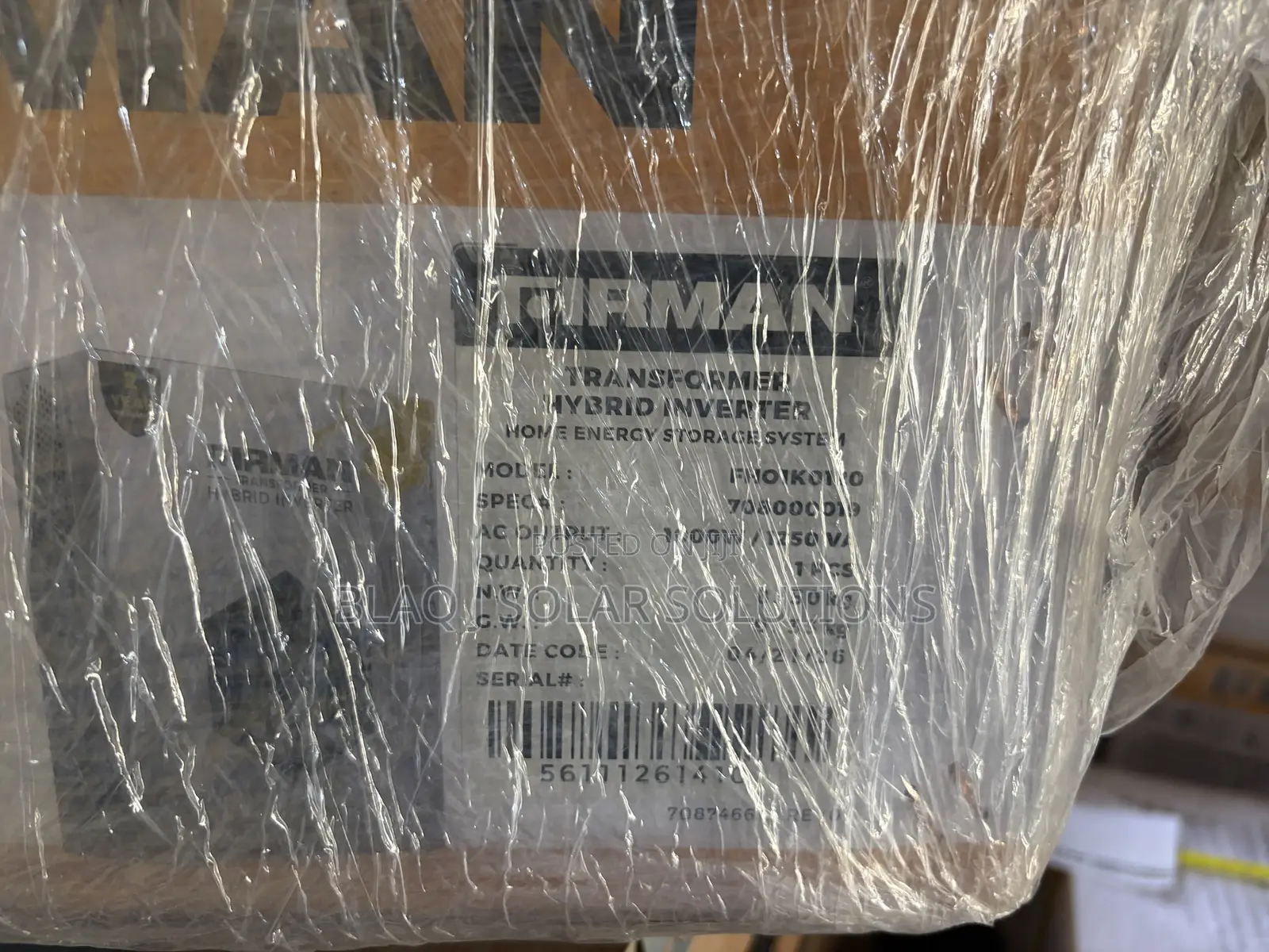 Firman Hybrid Inverter 1KVA 12v