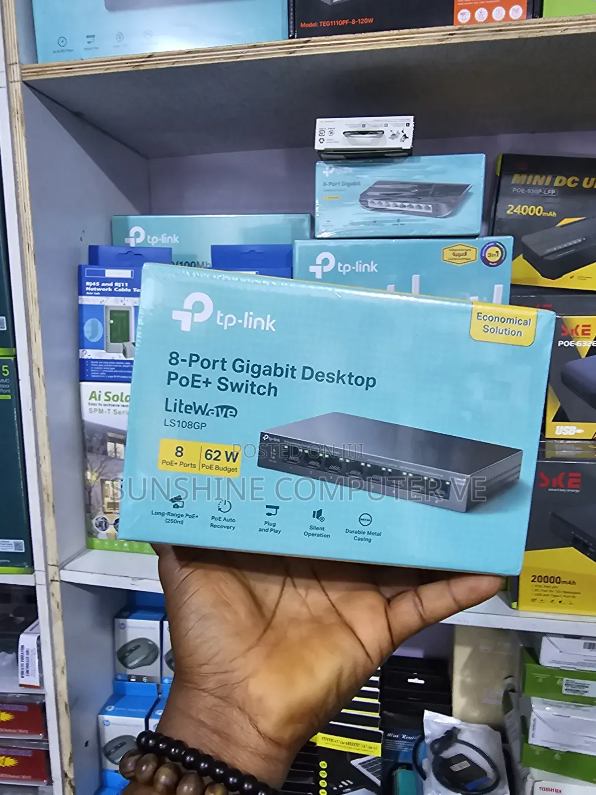 Tp Link 8 Port Gigabite poE Switch