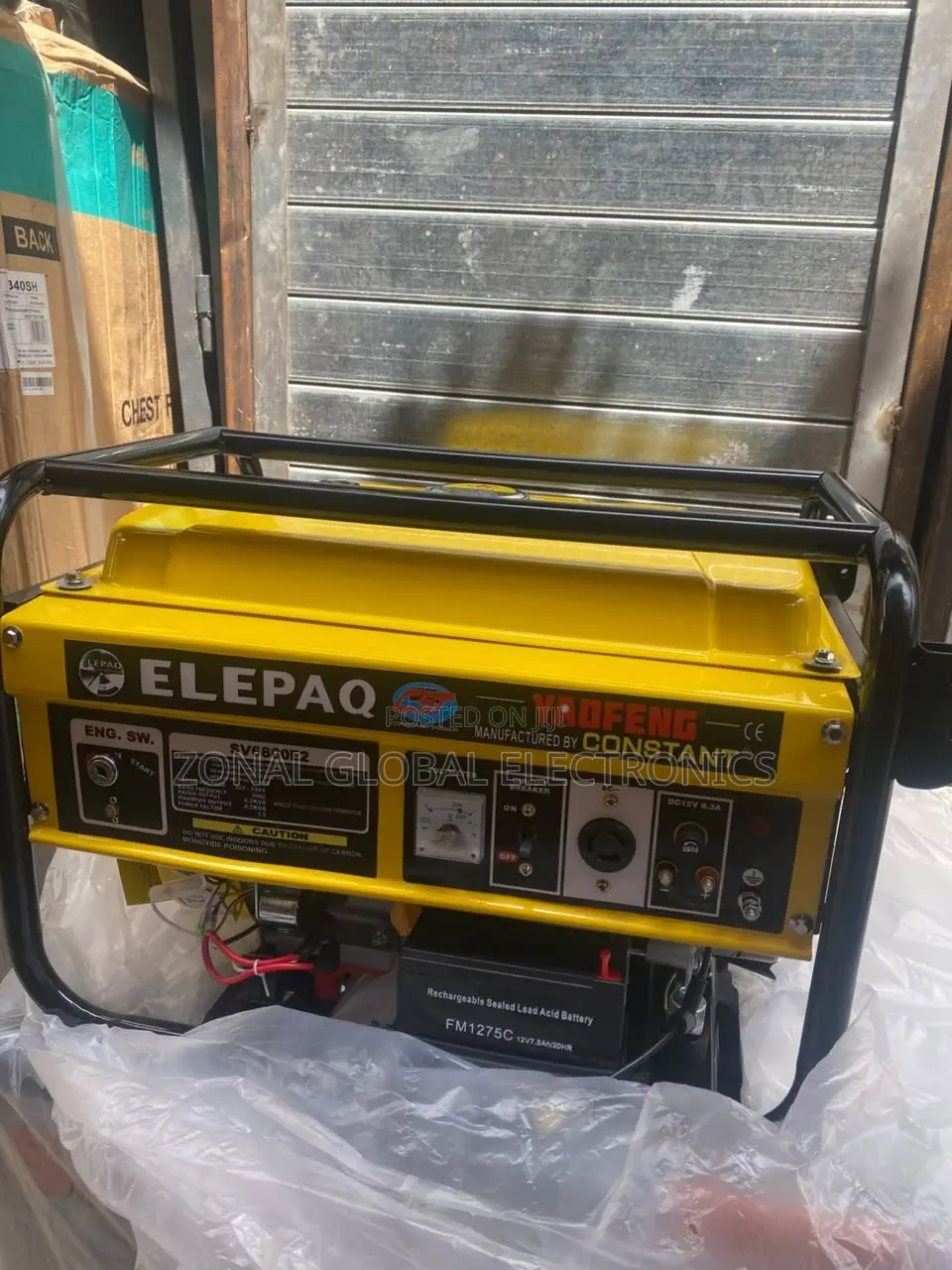 Elepaq Constant Generator 4.5kva Key Start