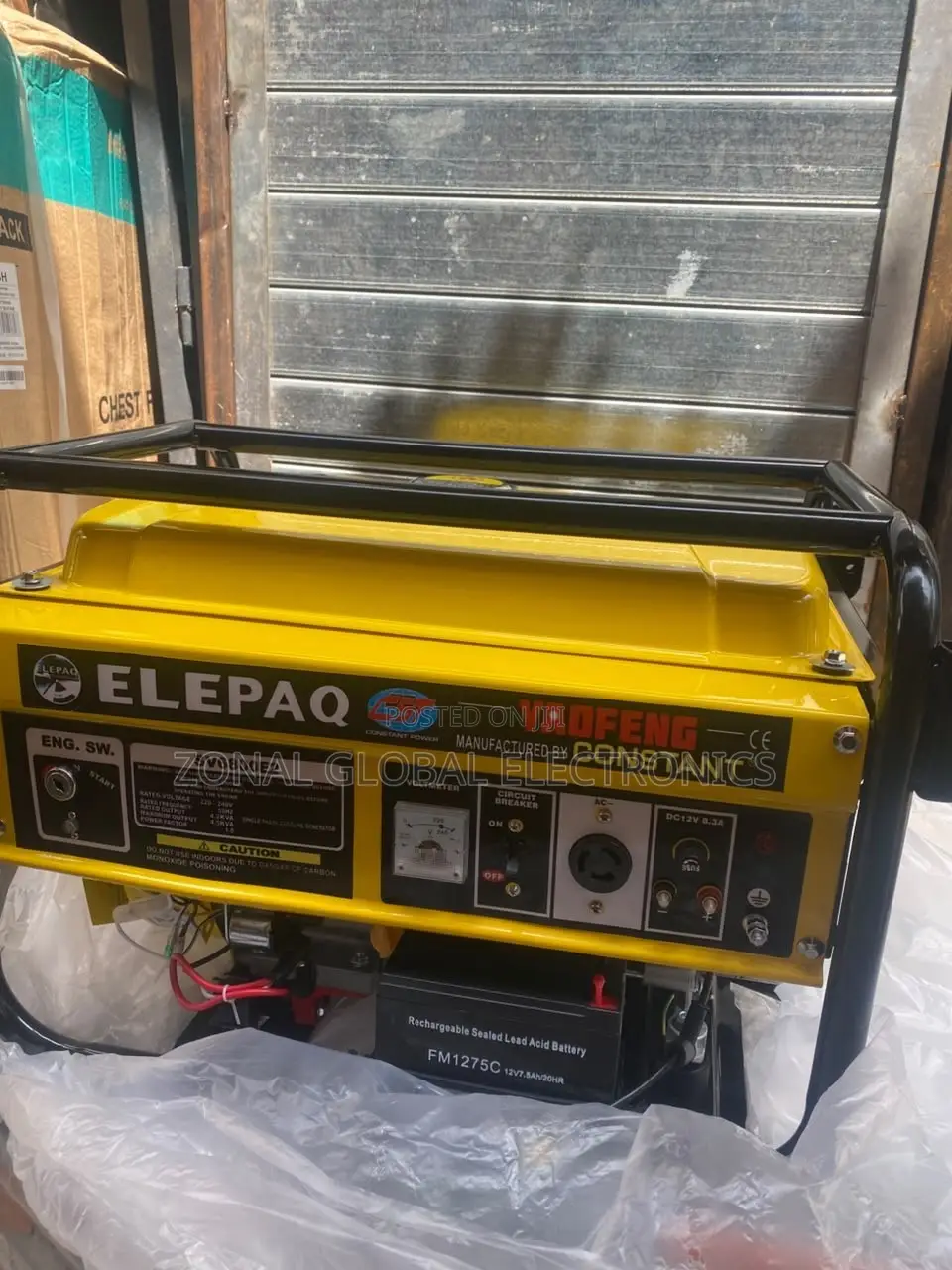 4.5kva Elepaq Constant Generator Key Start
