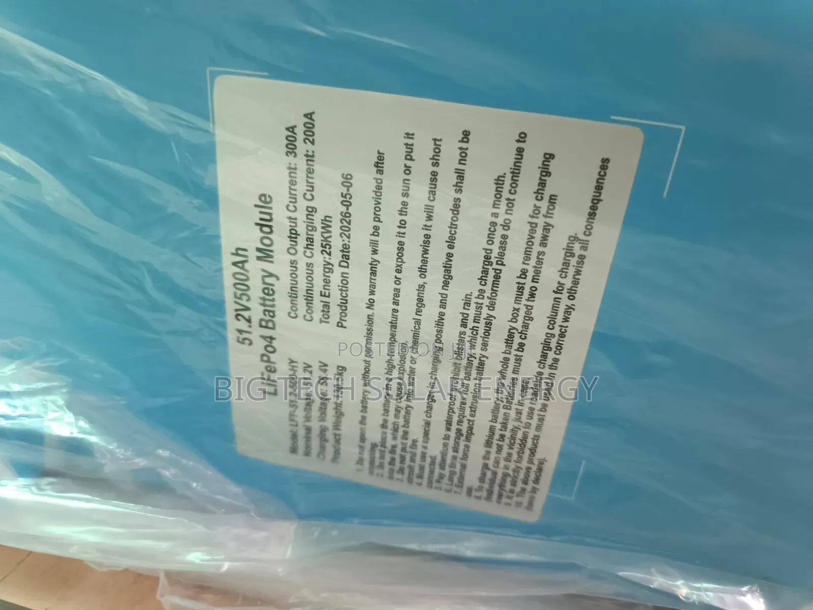 25kwh 51.2v Africell Lithium Ion Battery