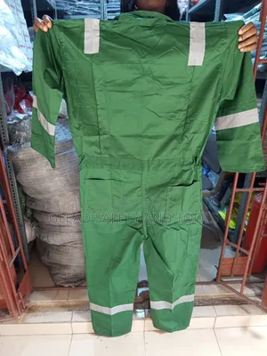Green Reflective Coverall