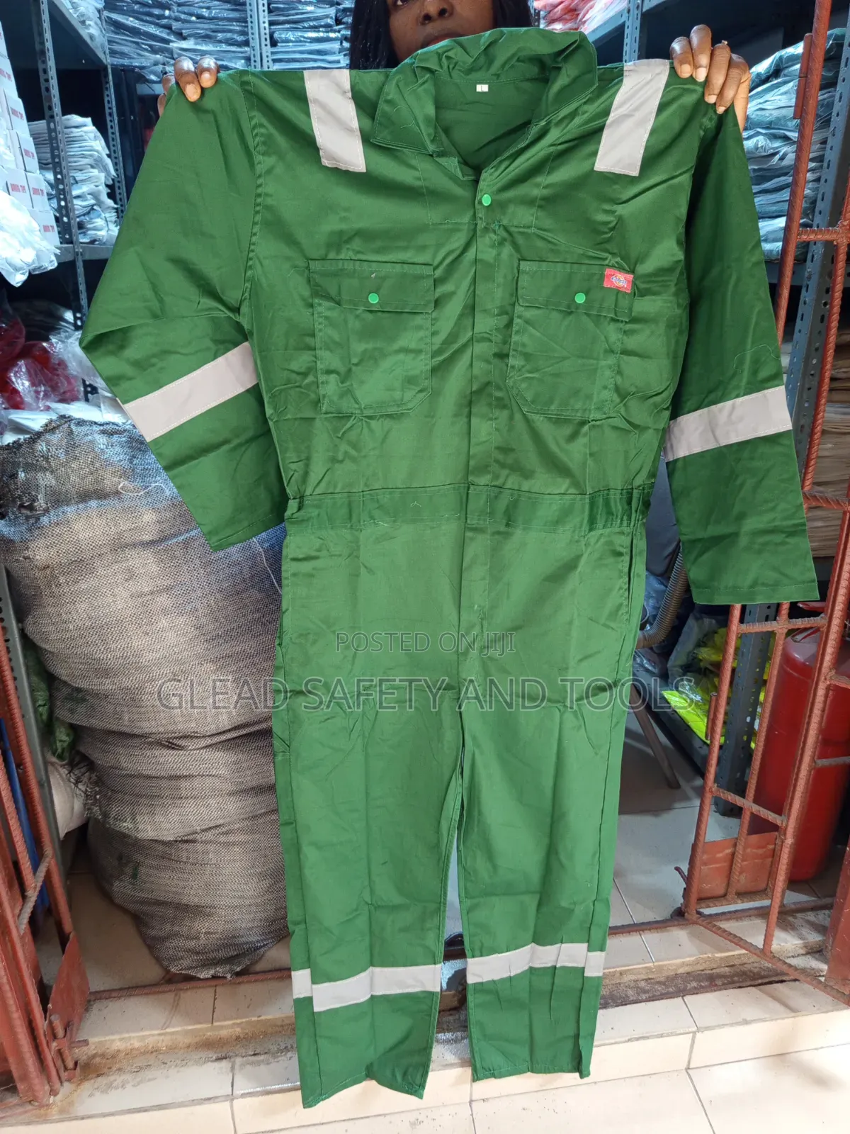Coverall Reflective Green