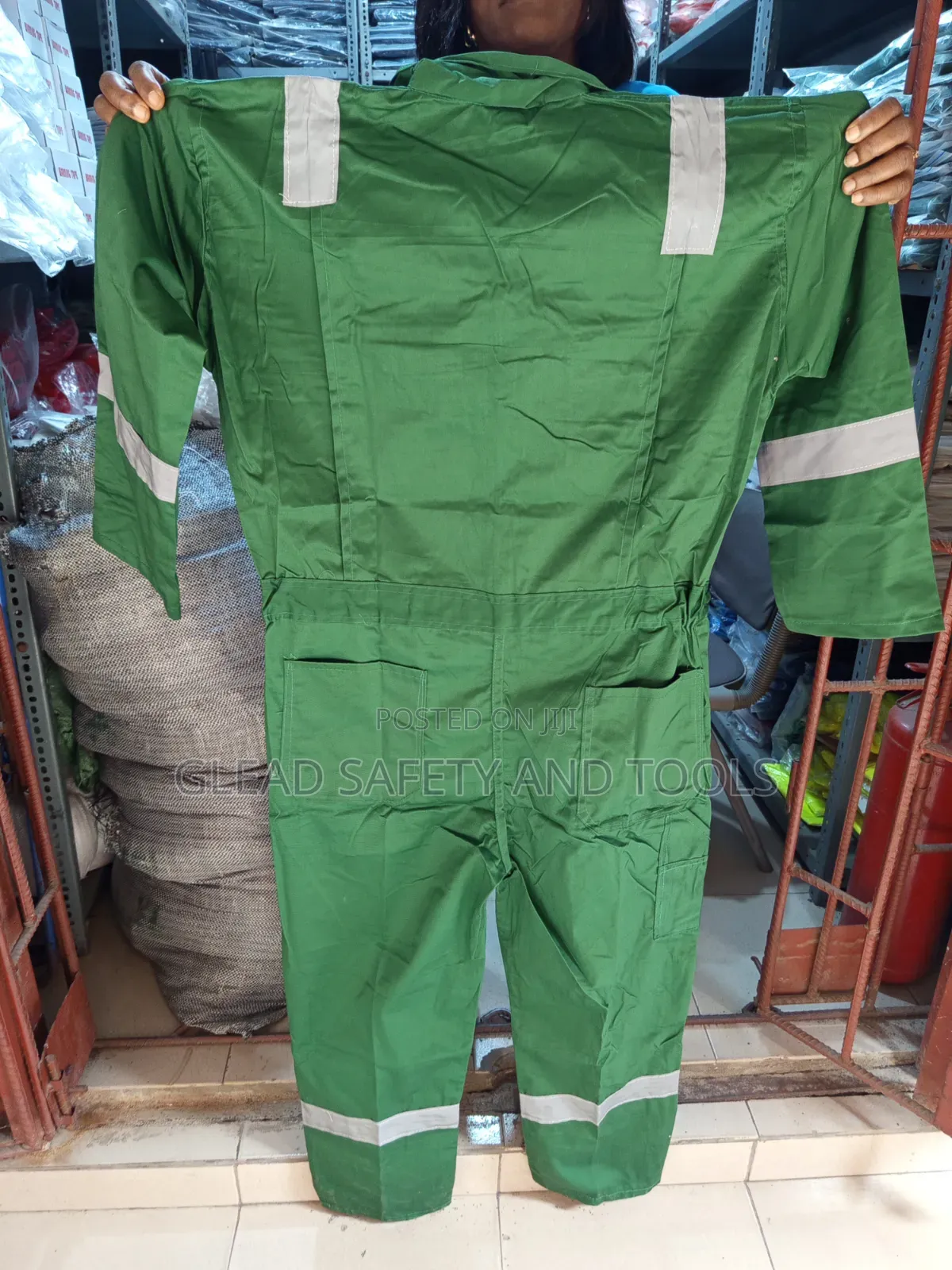 Coverall Reflective Green