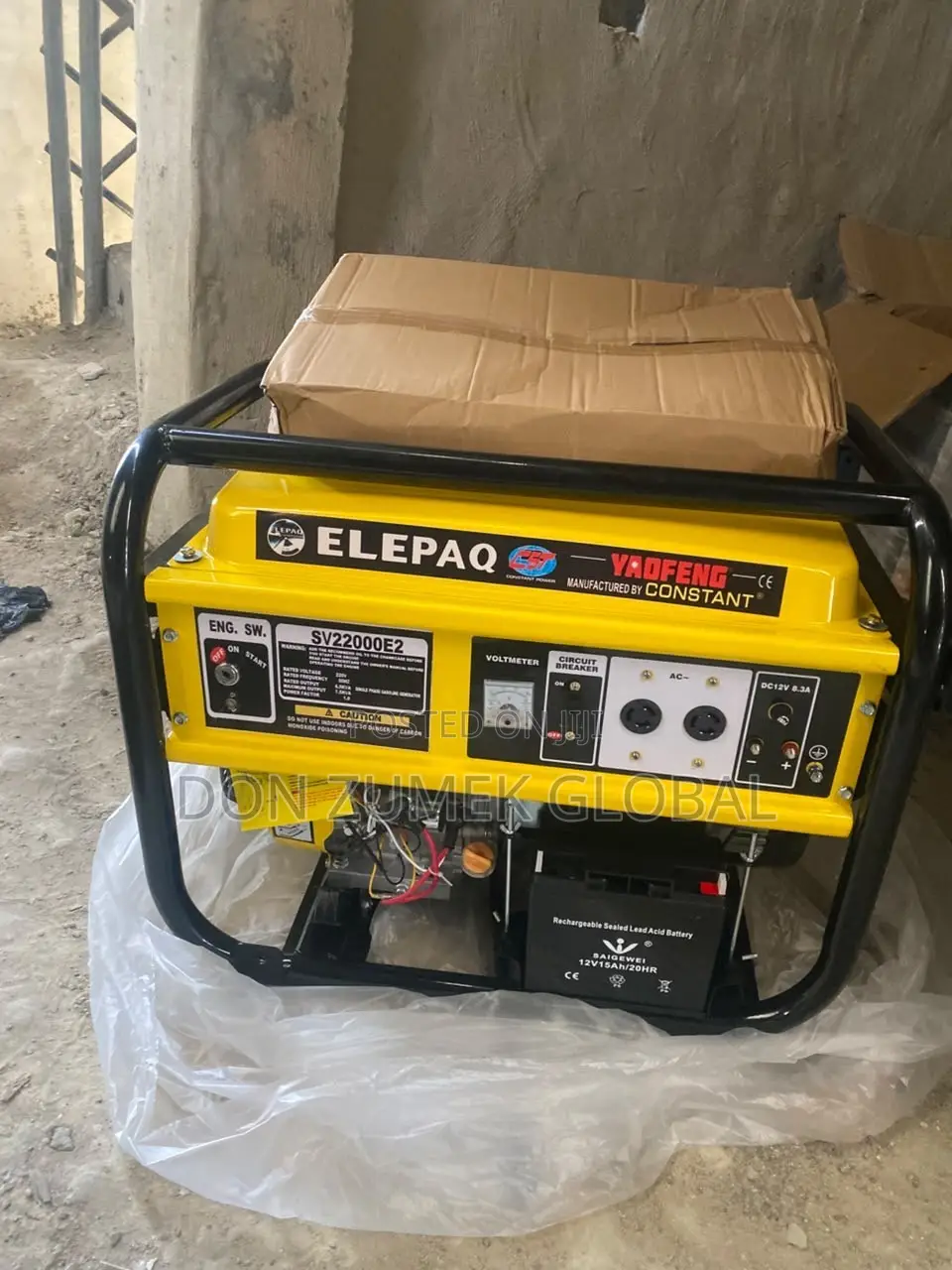 Elepaq Constant Generator 7.5kva Key Start
