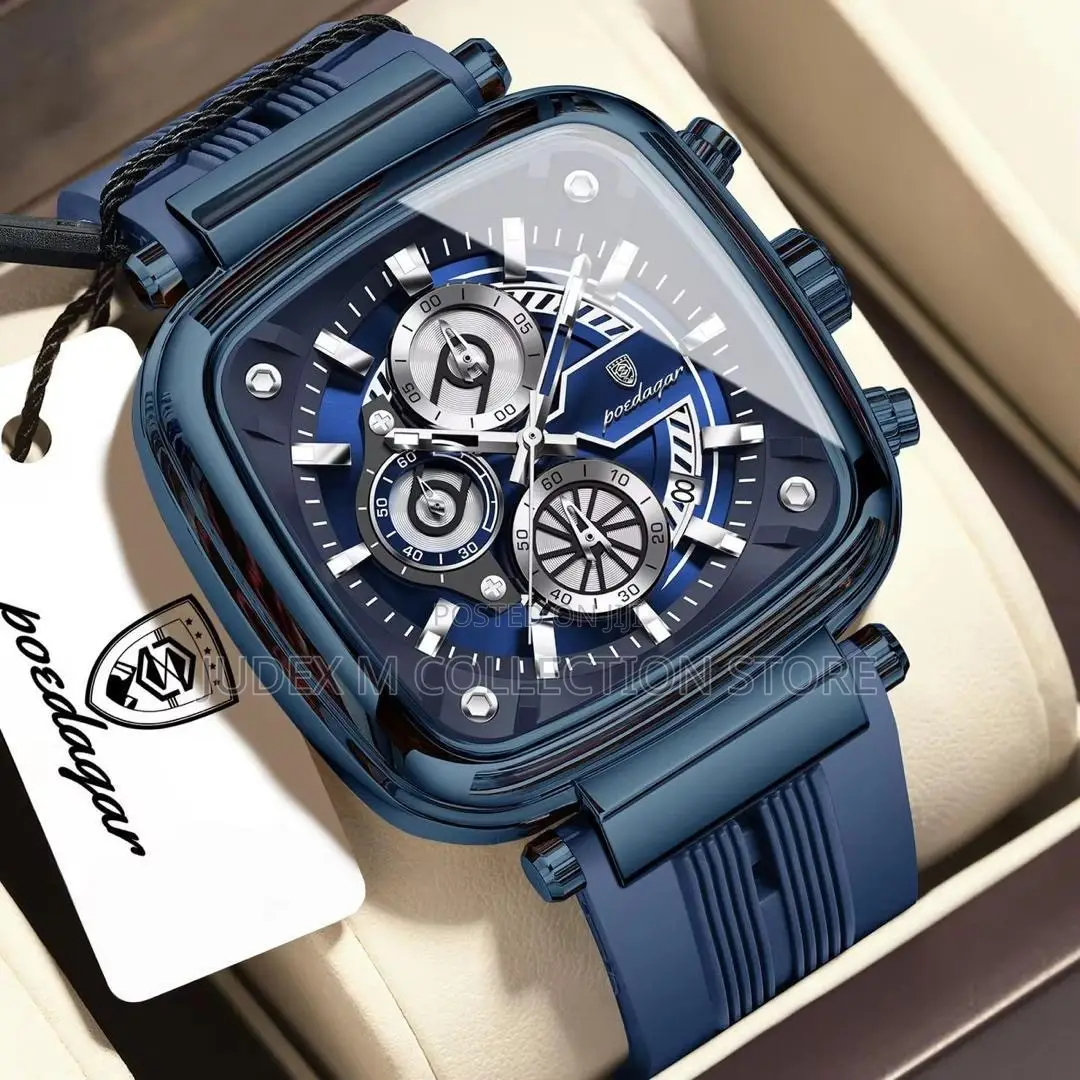 Poedagar Chain Chronograph Waterproof Watch