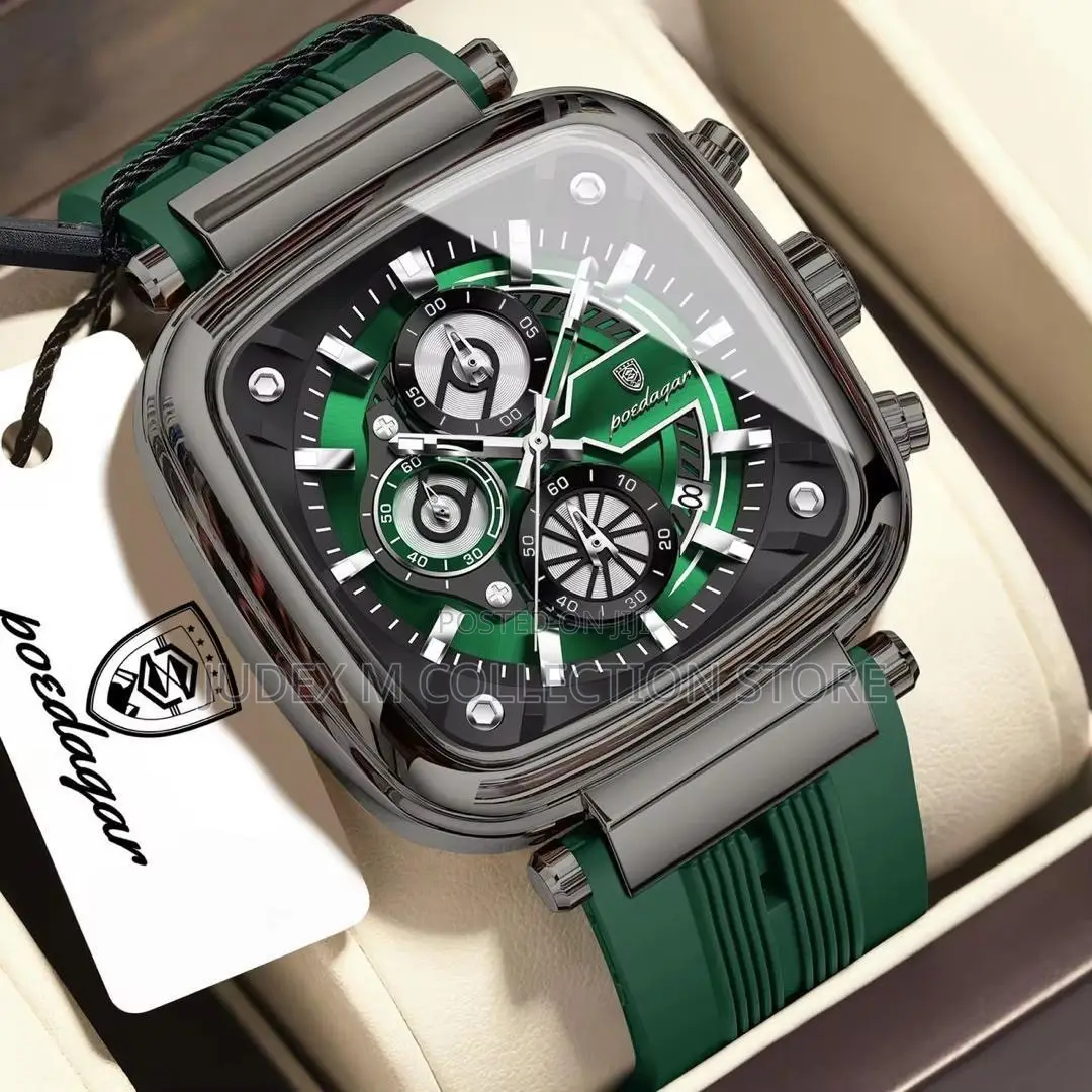 Poedagar Chain Chronograph Waterproof Watch