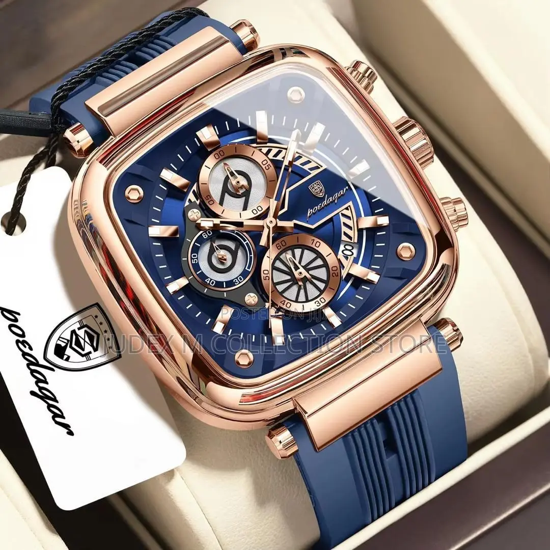 Poedagar Chain Chronograph Waterproof Watch