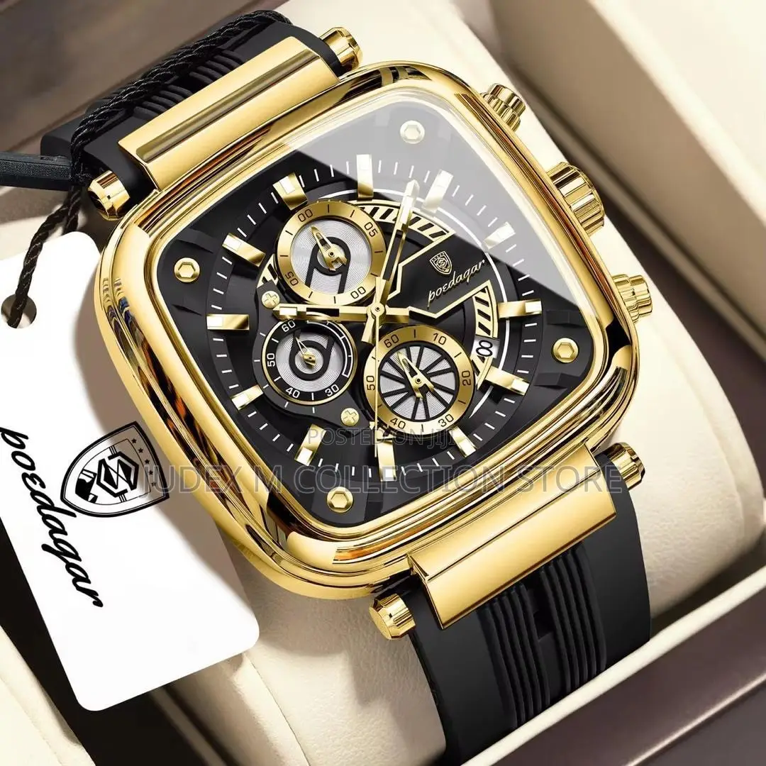 Poedagar Chain Chronograph Waterproof Watch