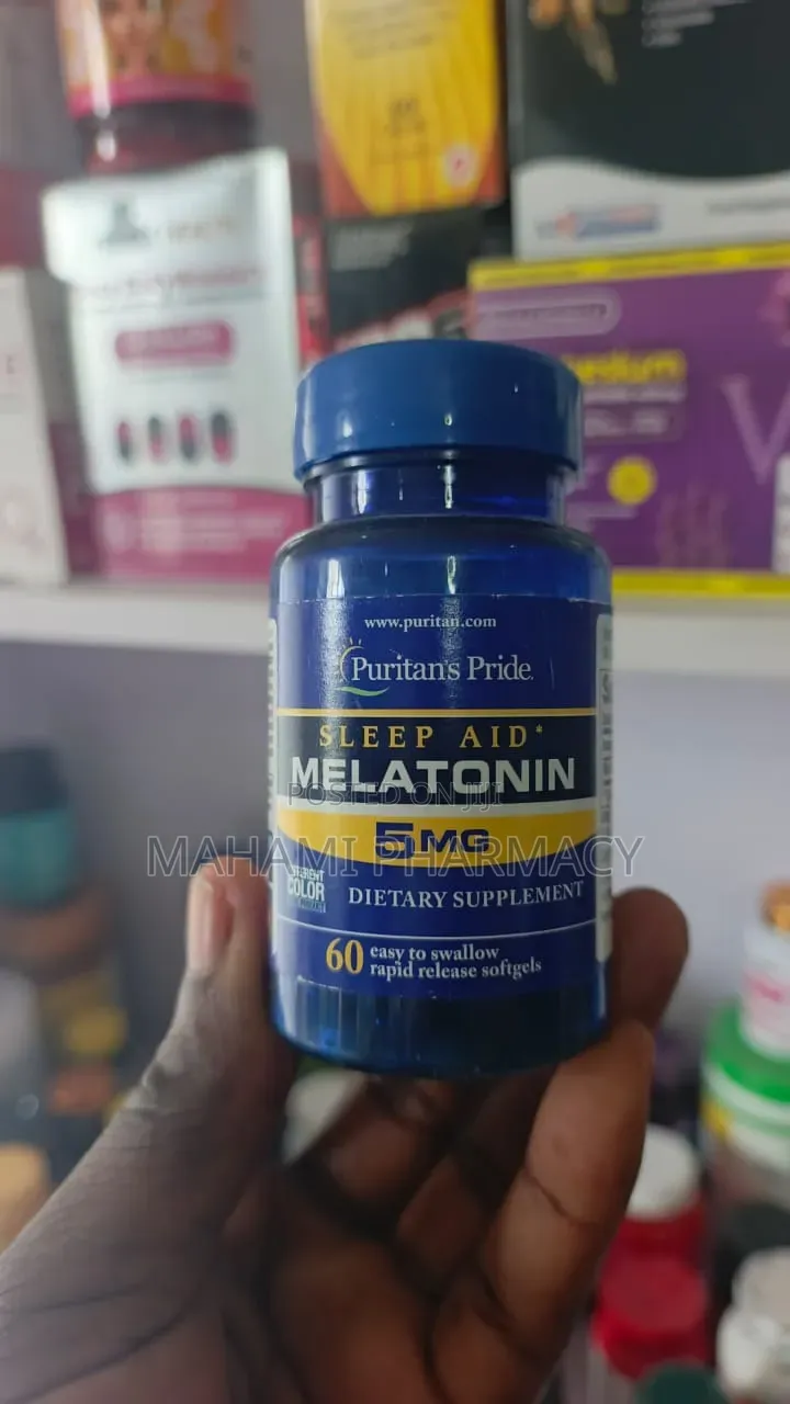 Puritan’s Pride Melatonin 5 Mg – 60 Softgel Capsules