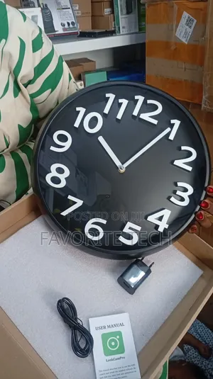 Spy Wall Clock Camera