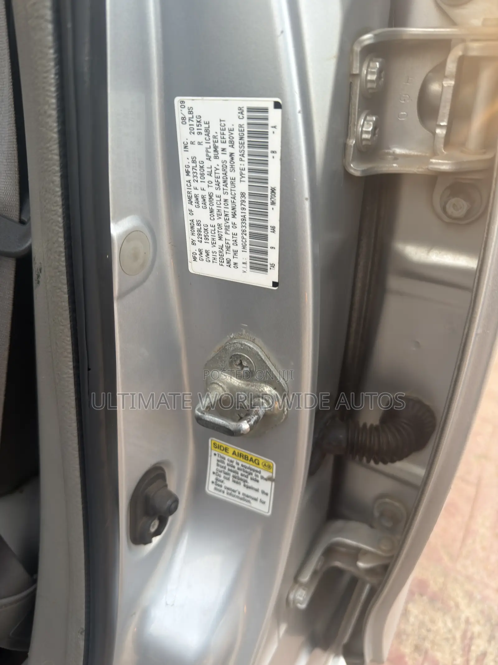 Honda Accord 2010 Silver