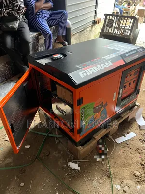 Original Firman 10kva Capacity Petrol Soundproof Generator & Warranty