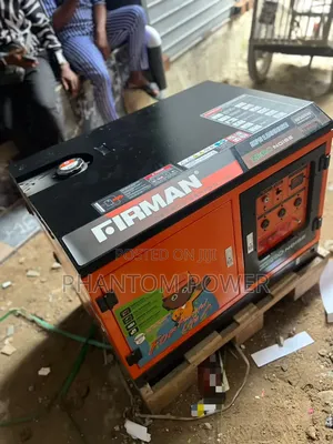 Original Firman 10kva Capacity Petrol Soundproof Generator & Warranty