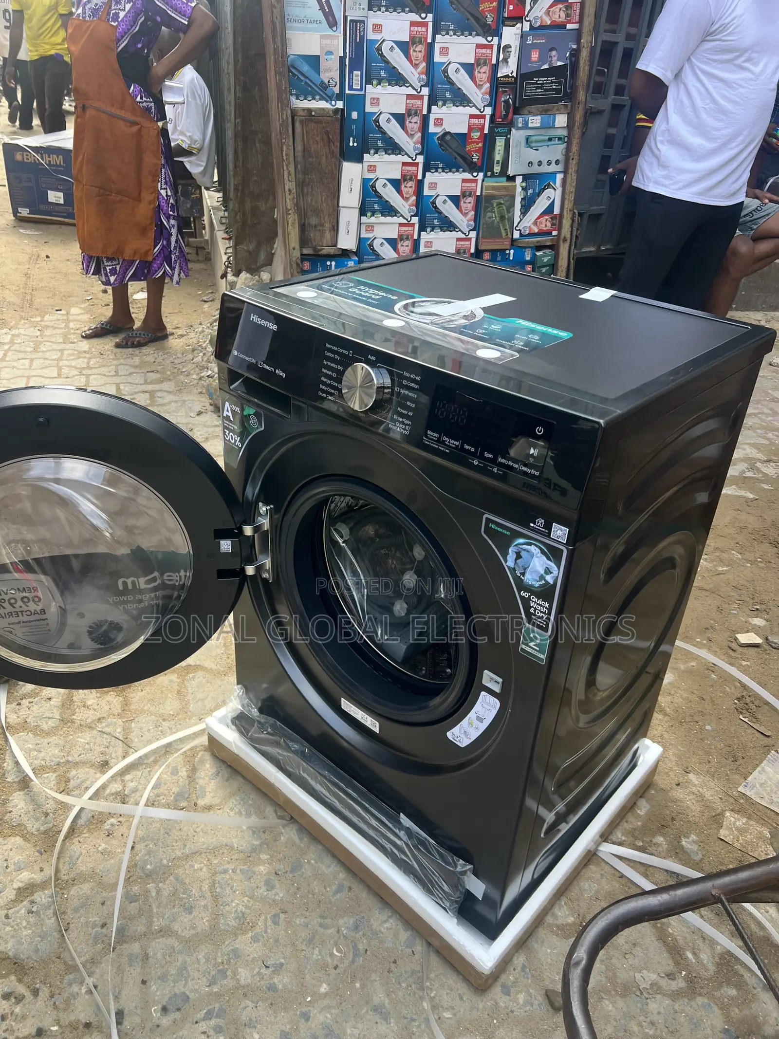 Hisense Washing Machine 8kg Front Loader Automatic