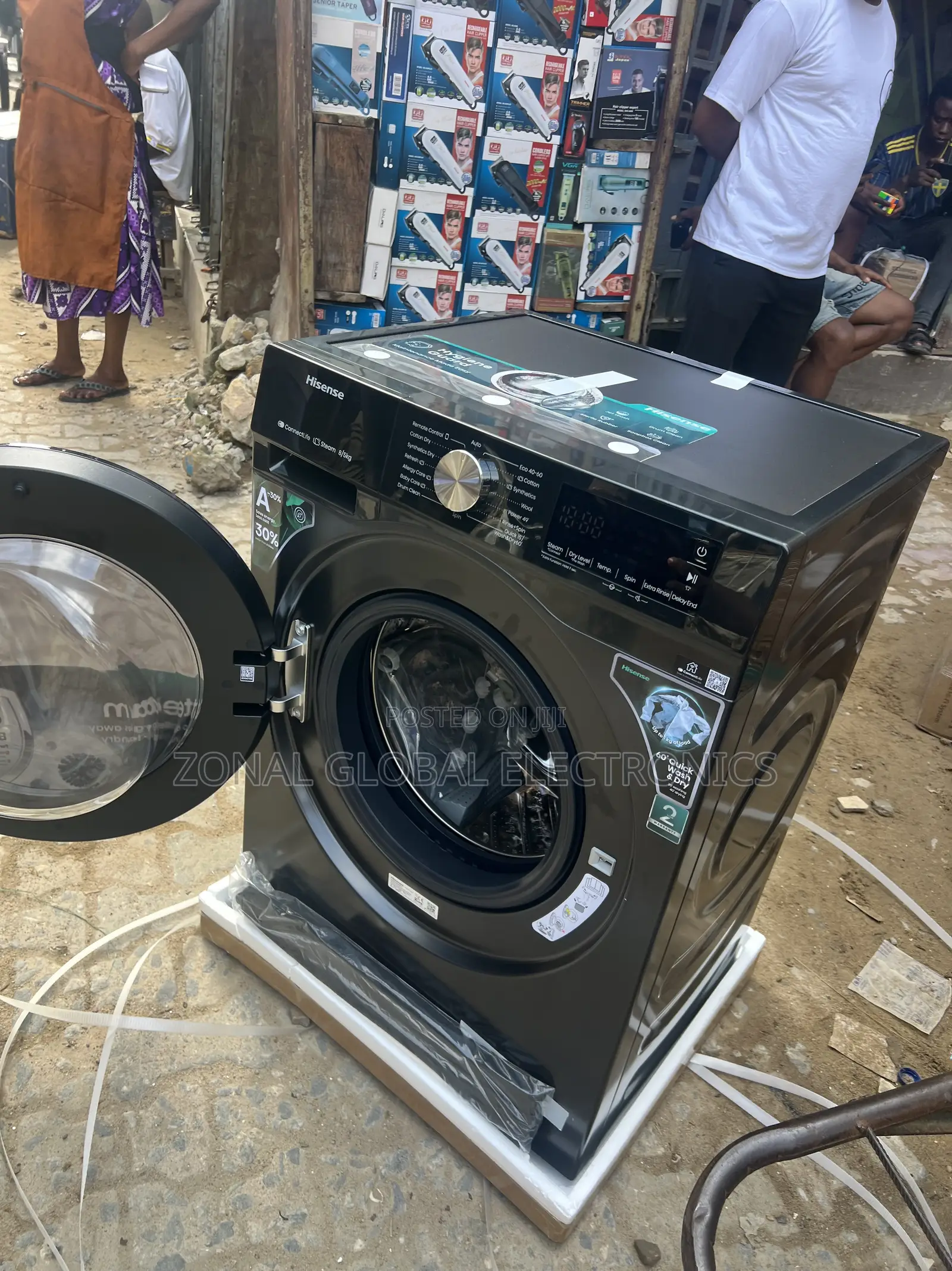 Hisense Washing Machine 8kg Front Loader Automatic