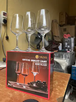 MUXI Crystal Quality Light Wine Glasses (3-Piece Set)