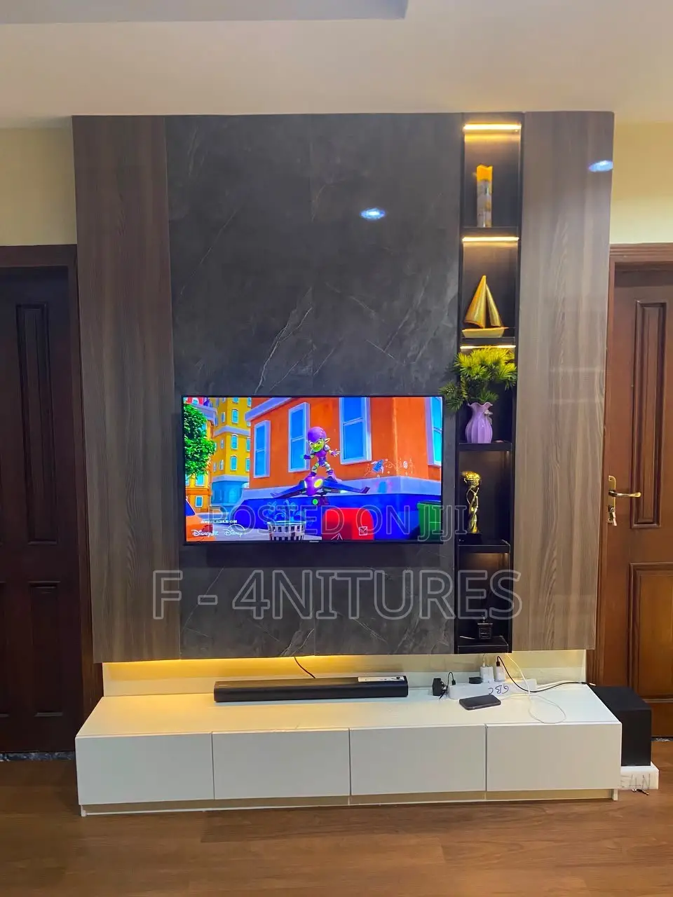 TV Console With Light