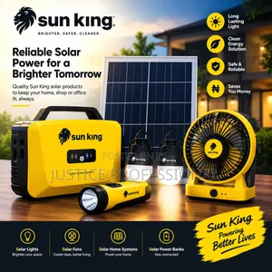 Sun King Solar System for Homes and Shops – Reliable Lighting