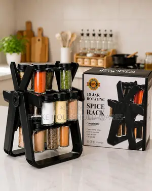 18 Jar Rotating Spice Rack