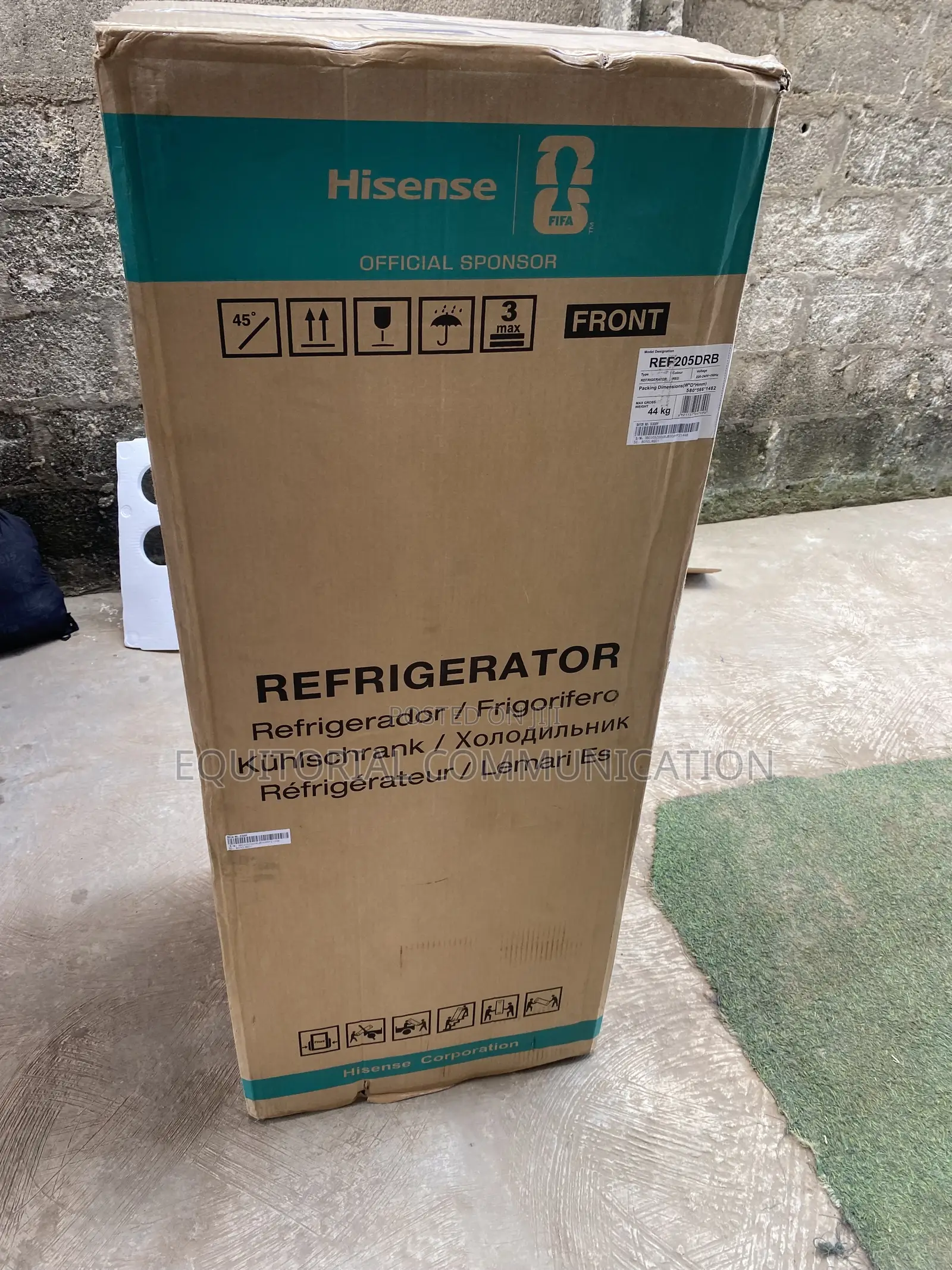 Hisense REF205DRB 204-Litre Refrigerator With Top Freezer