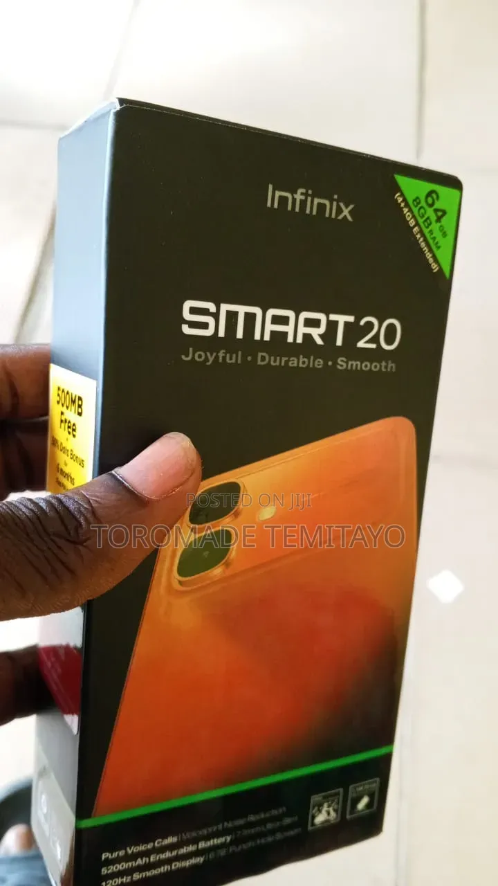 New Infinix Smart 20 64 GB Orange