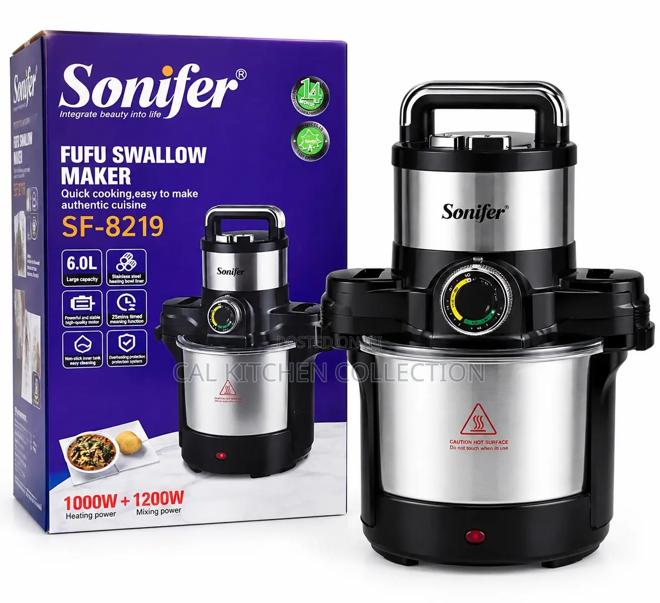 Sonifer 6 Liters Fufu Swallow Maker