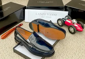 Shinny Leather Loafers Shoes