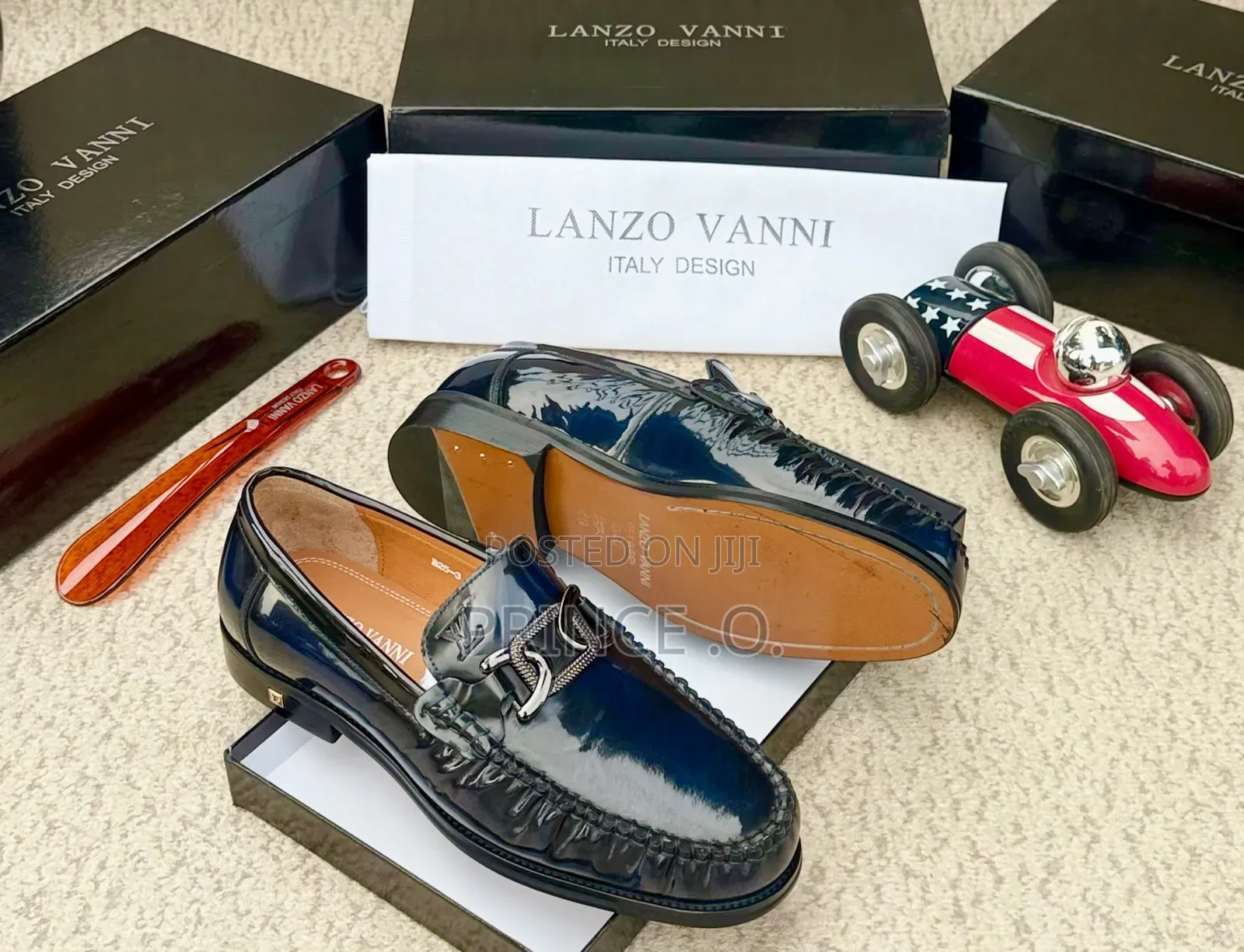 Shinny Leather Loafers Shoes