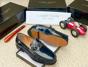 Shinny Leather Loafers Shoes