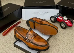 Luxury Dark Tanleather Loafers