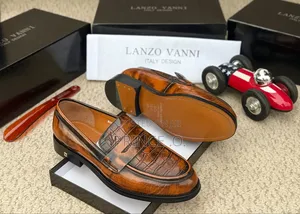Luxury Dark Tanleather Loafers