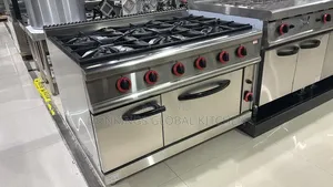 6 Buners Gas Cooker With Oven