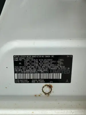 Toyota RAV4 2.5 2012 White