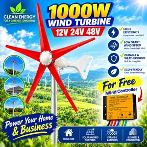 1000W 48V Horizontal Wind Turbine